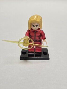 Dragon ball Z Android 18 Tracksuit Minifigure Custom lego compatible